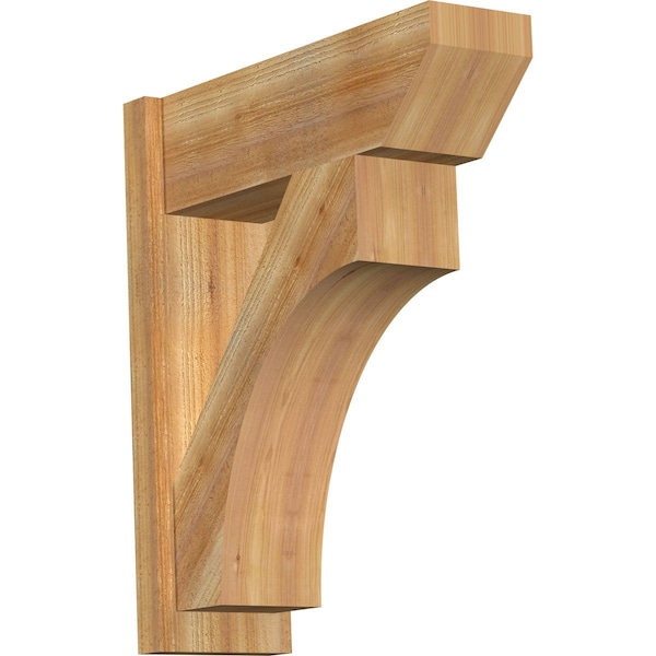 Ekena Millwork Westlake Slat Rough Sawn Outlooker, Western Red Cedar, 8"W x 24"D x 28"H OUT08X24X28WTL06RWR - main